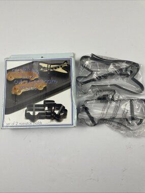 Pancake Molds Airplane/Truck Cut Out Non Stick Metal 2006